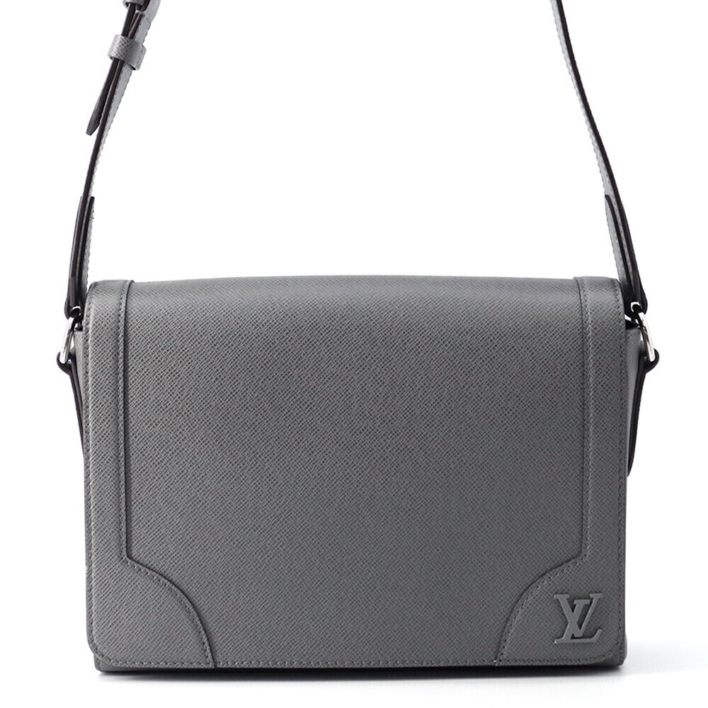 Louis Vuitton Shoulder Bag Flap Messenger Taiga